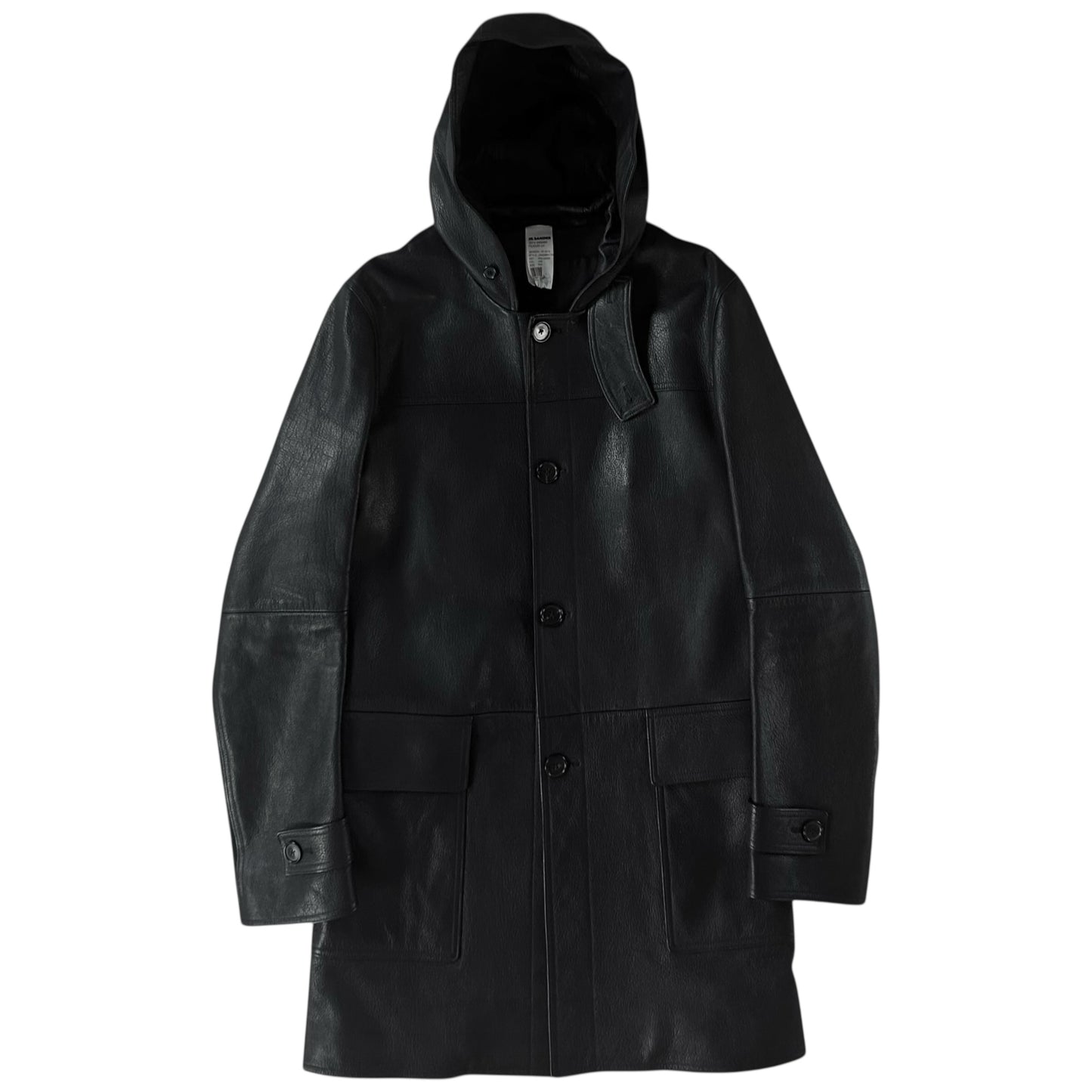 Jil Sander Multi Strap Leather Parka - AW14