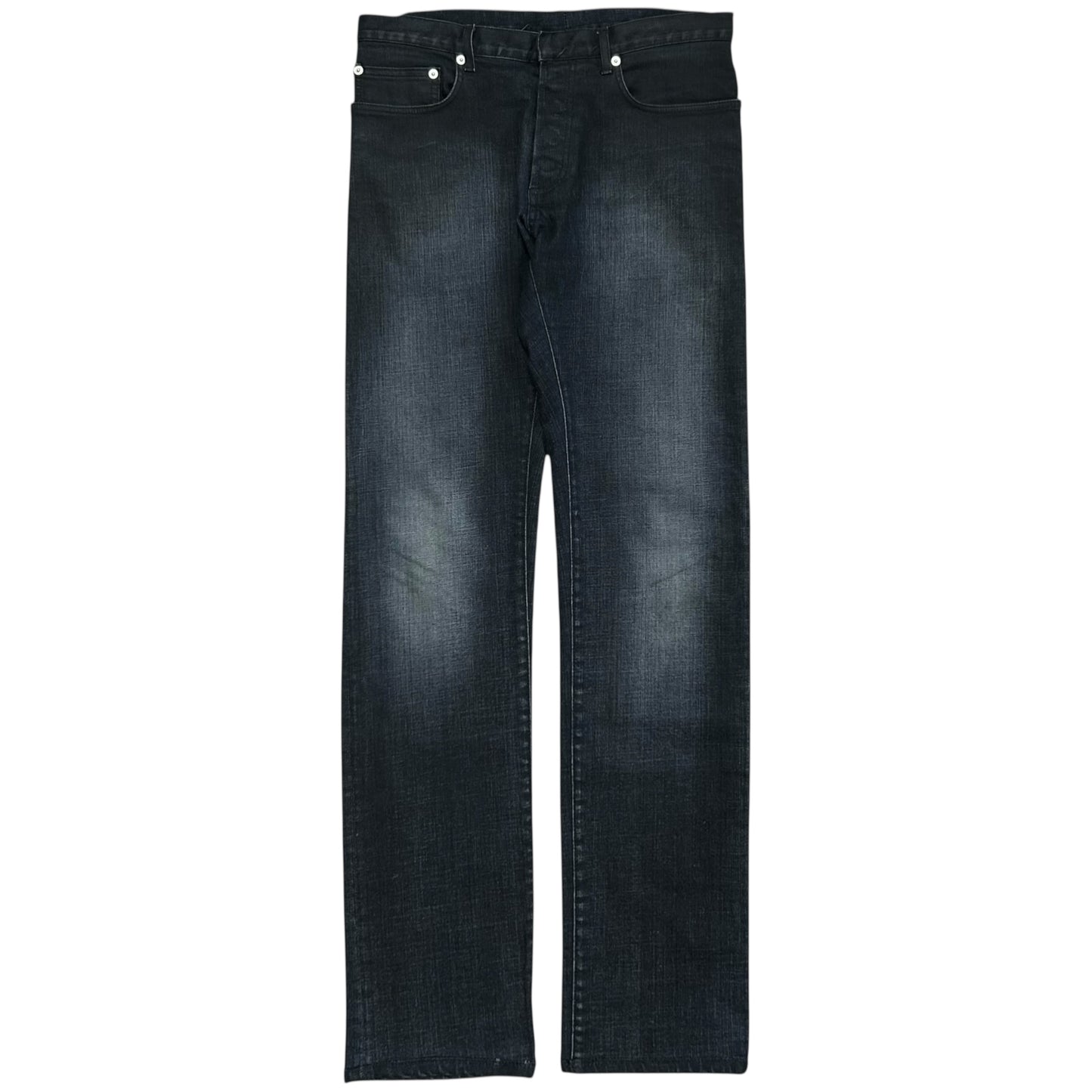 Dior Homme Dark Waxed Indigo Slim Jeans - SS11