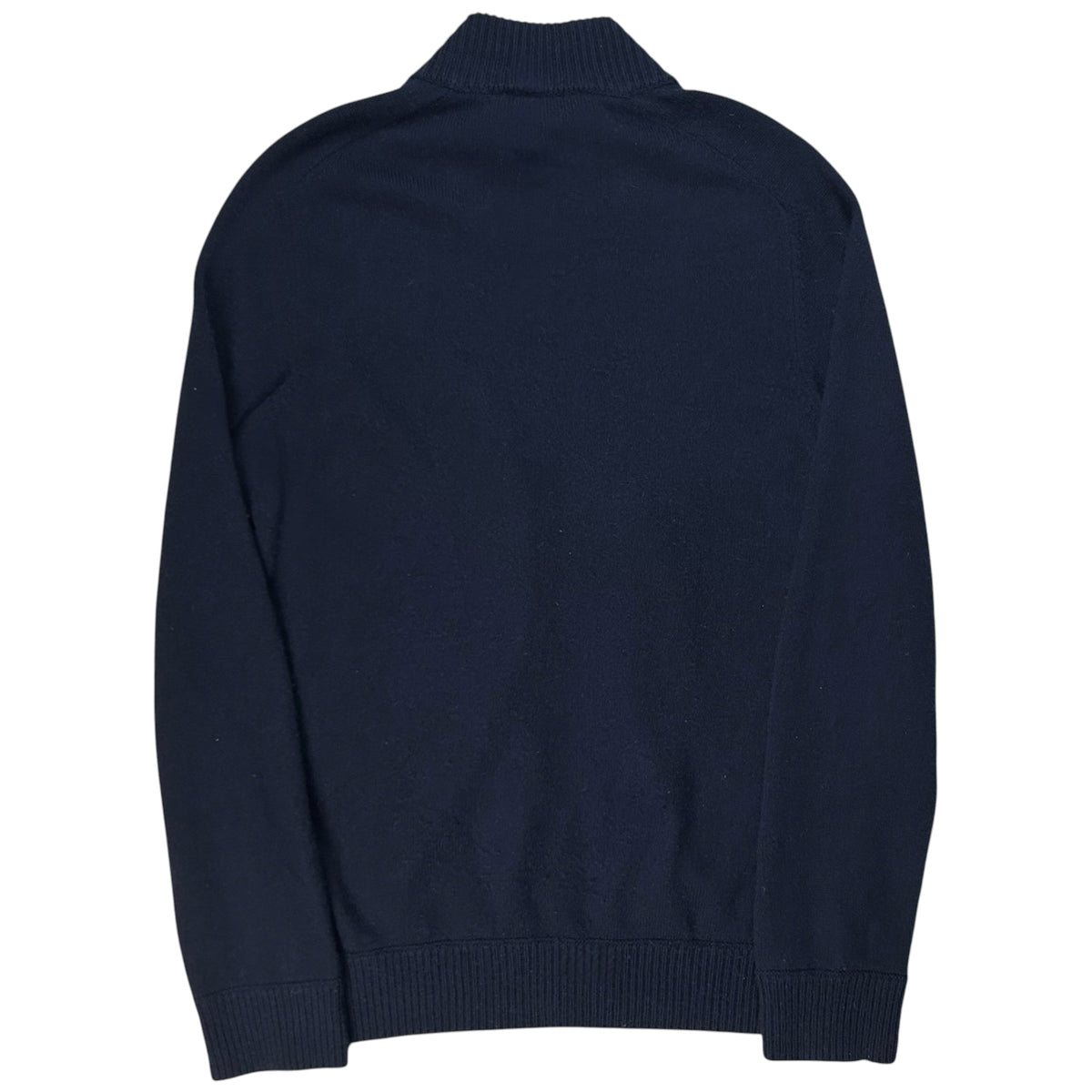 Prada Suede Patch Zip Cashmere Knit Sweater - AW14