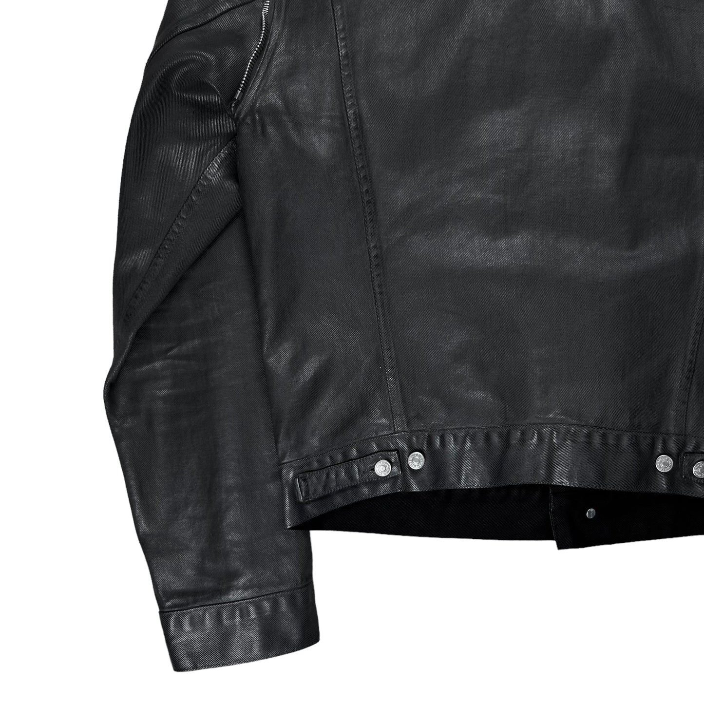 Dries Van Noten Waxed Zip Trucker Jacket - AW14