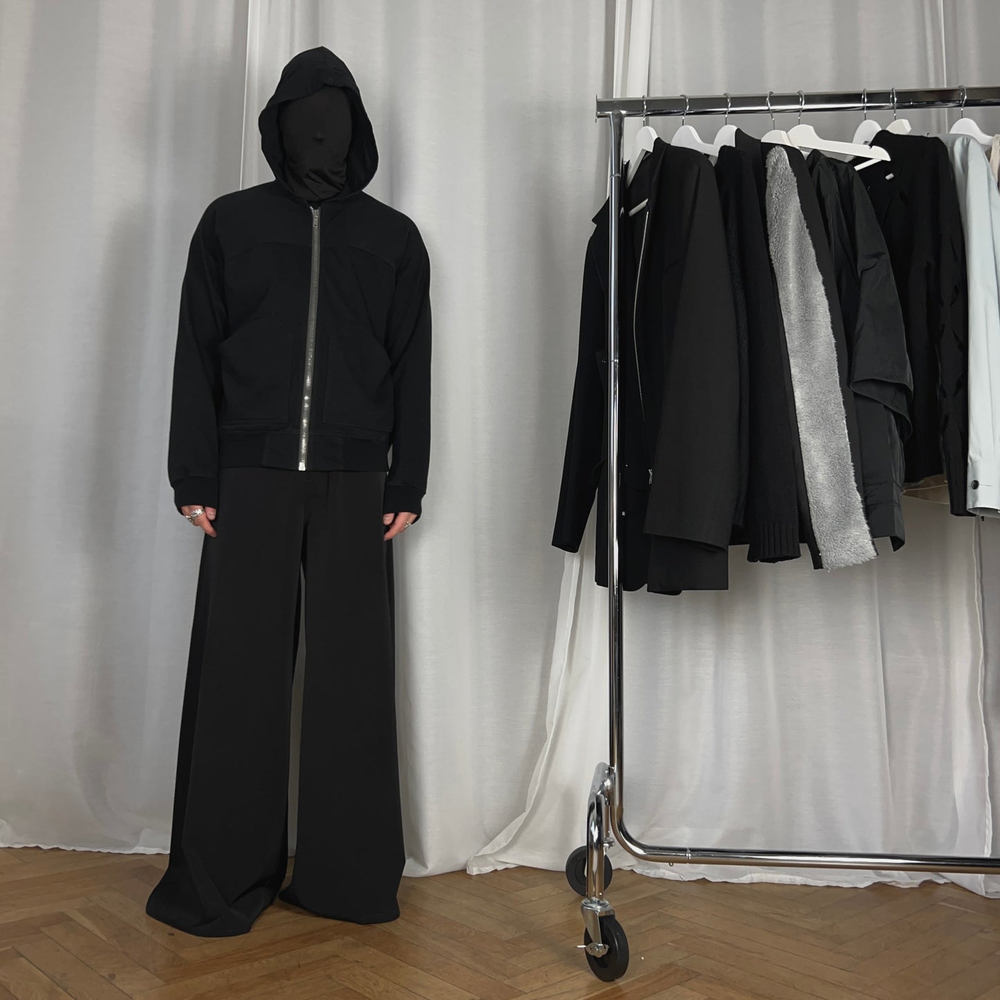 Rick Owens Strobe Pocket Zip Hoodie - AW22