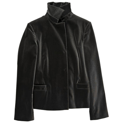 Jil Sander by Raf Simons Velour Snap Blazer - 00s