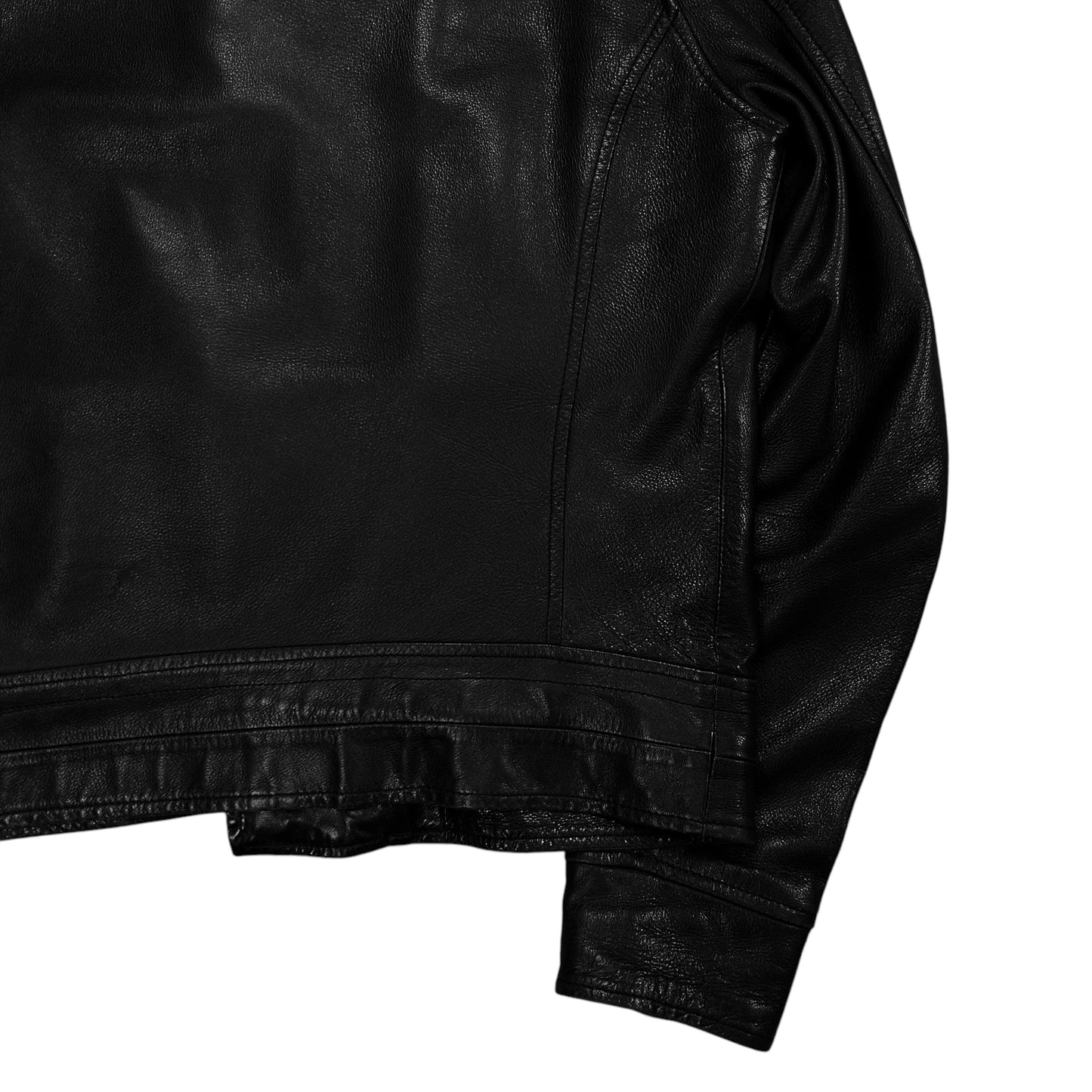 Maison Martin Margiela Flap Pocket Biker Deer Leather Jacket - AW06