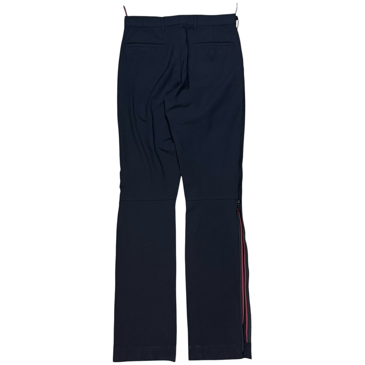 Prada Flared Ankle Zip Pants - 00s