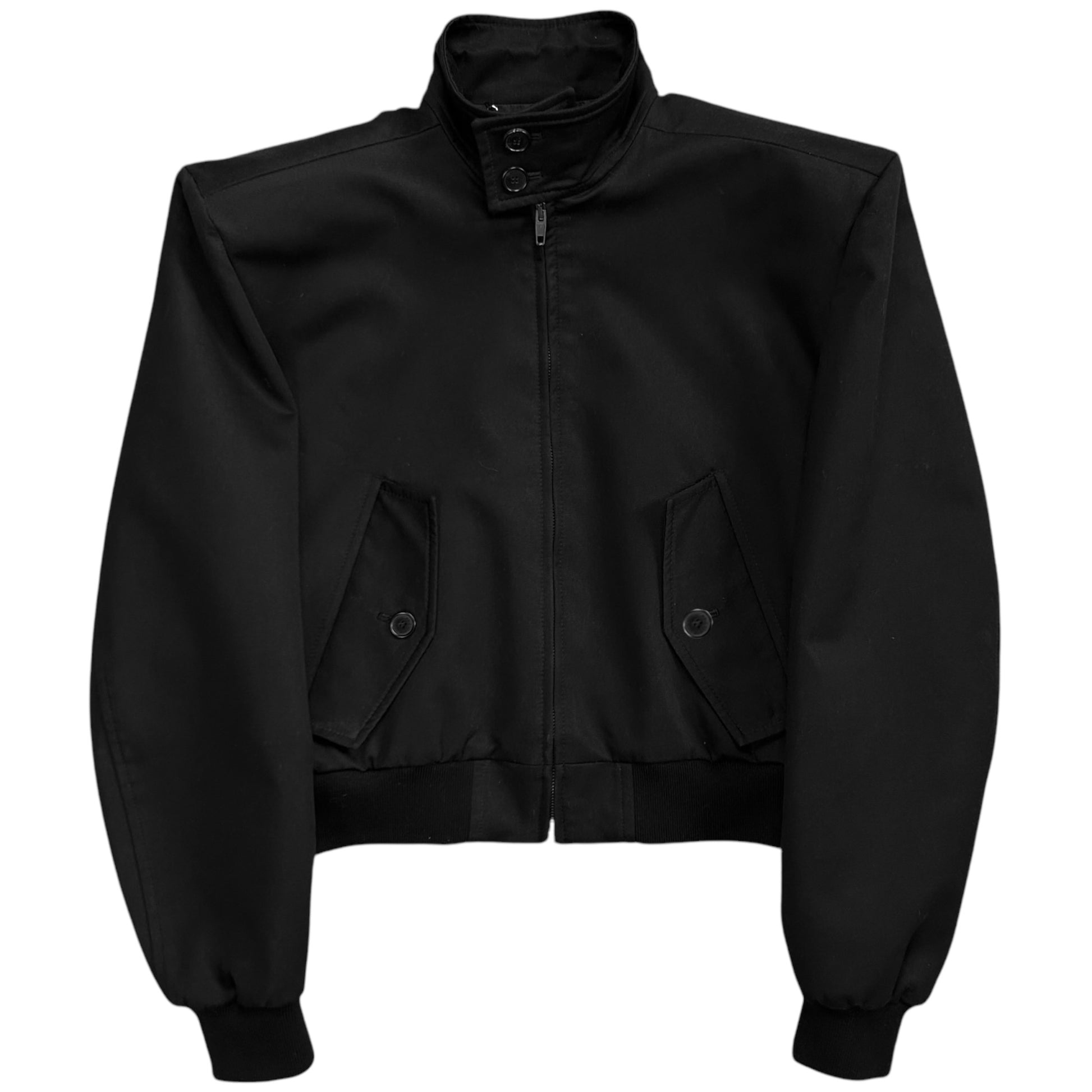 Balenciaga Cropped Flying Shoulders Harrington Jacket SS17