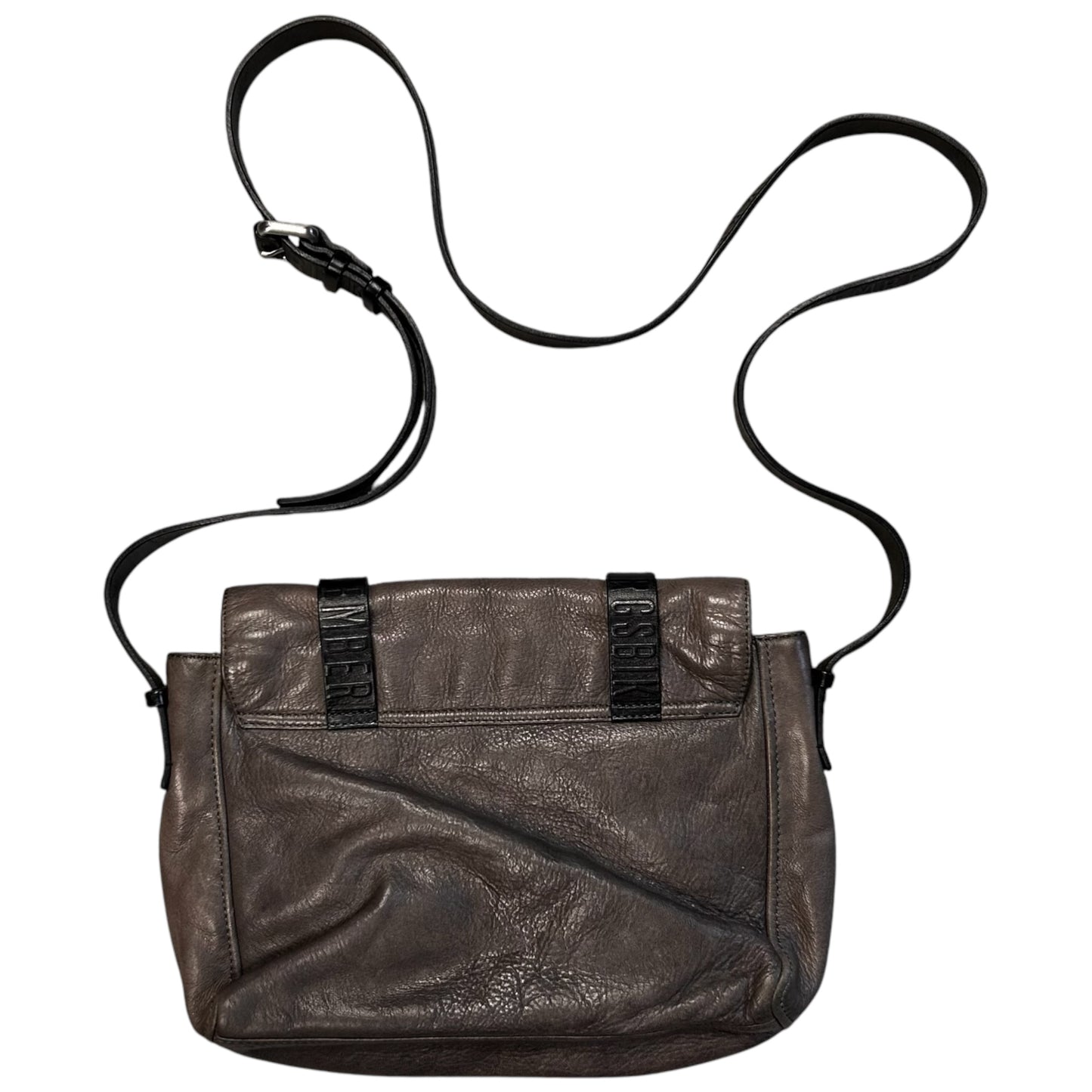 Dirk Bikkemberg Double Belted Leather Bag