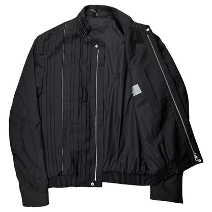 Dior Homme Fringed Plissee Layer Bomber Jacket - SS12