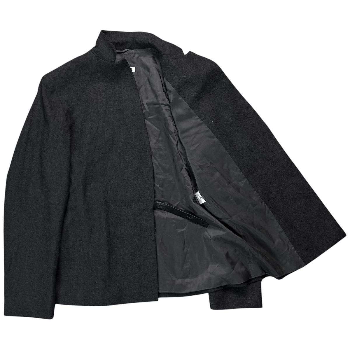 Jil Sander Asymmetric Leather Strap Blazer - AW99