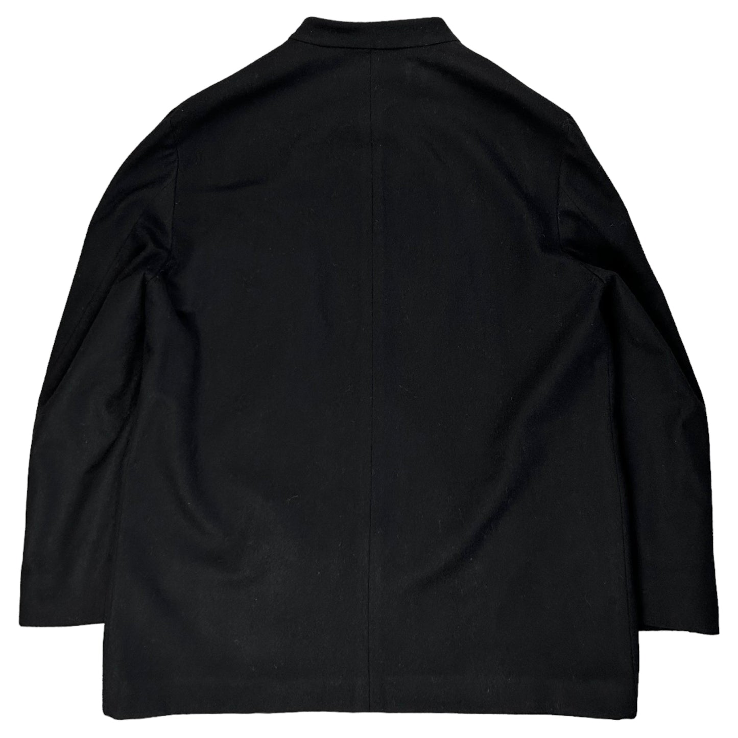 Prada Unlined Velcro Closure Wool Jacket