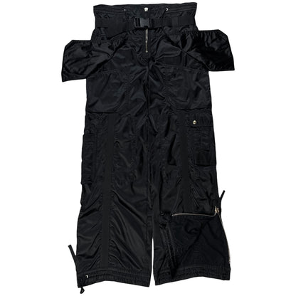 Jean Paul Gaultier Wide Parachute Bondage Nylon Pants - AW03