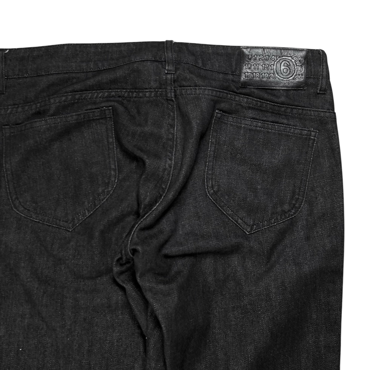 Maison Martin Margiela Flared Deconstructed Front Pocket Raw Jeans - AW06