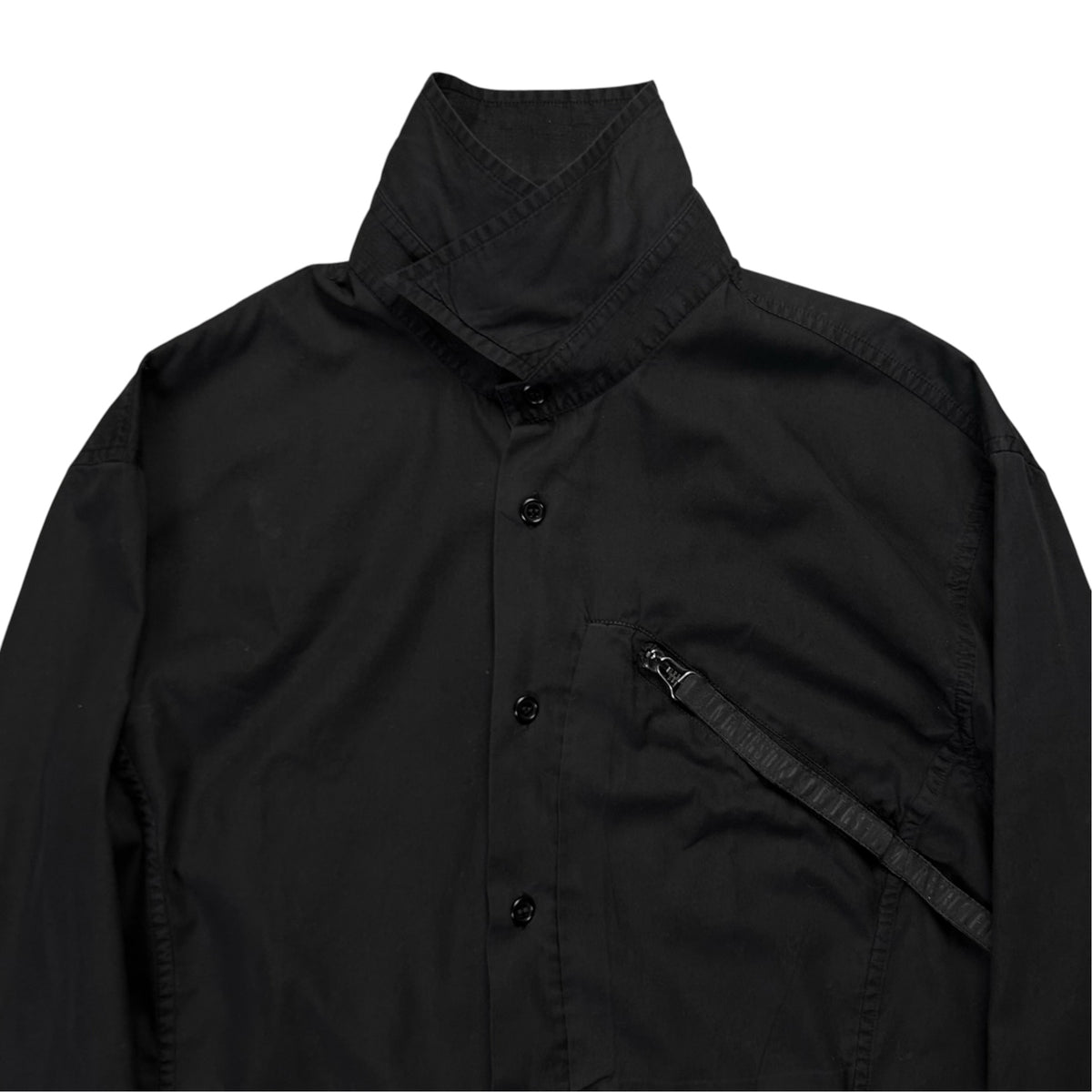 Dirk Bikkembergs Chest Zip Strap Shirt