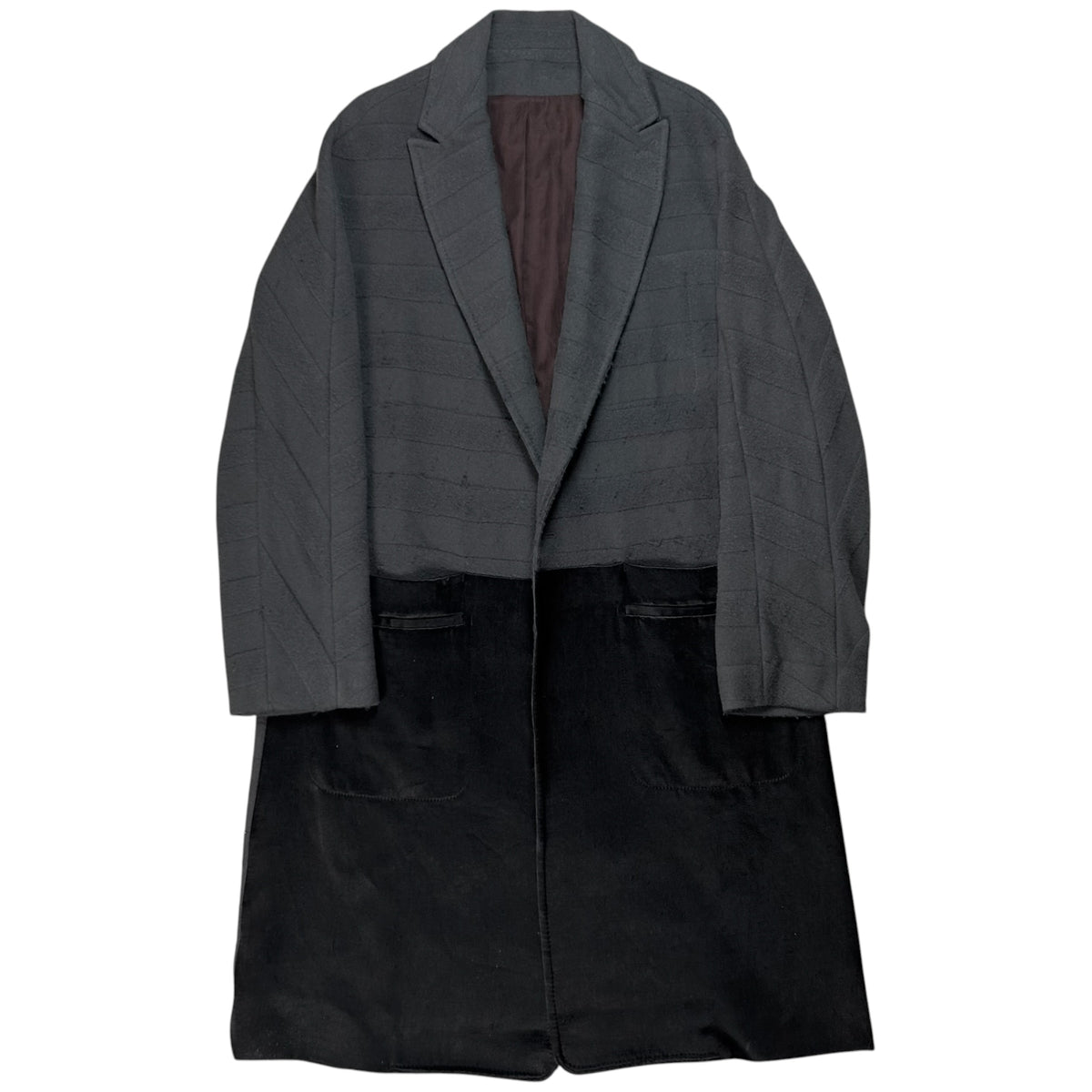 Haider Ackermann Bi-Material Sample Coat - AW18