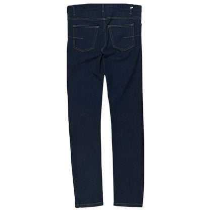 Dior Homme Bee Embroidery Raw Skinny Jeans - 2010s