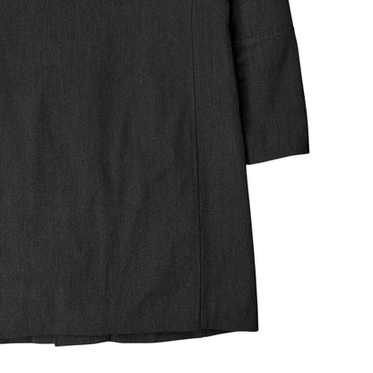 Dirk Bikkembergs Metal Leather Pocket Wool Coat