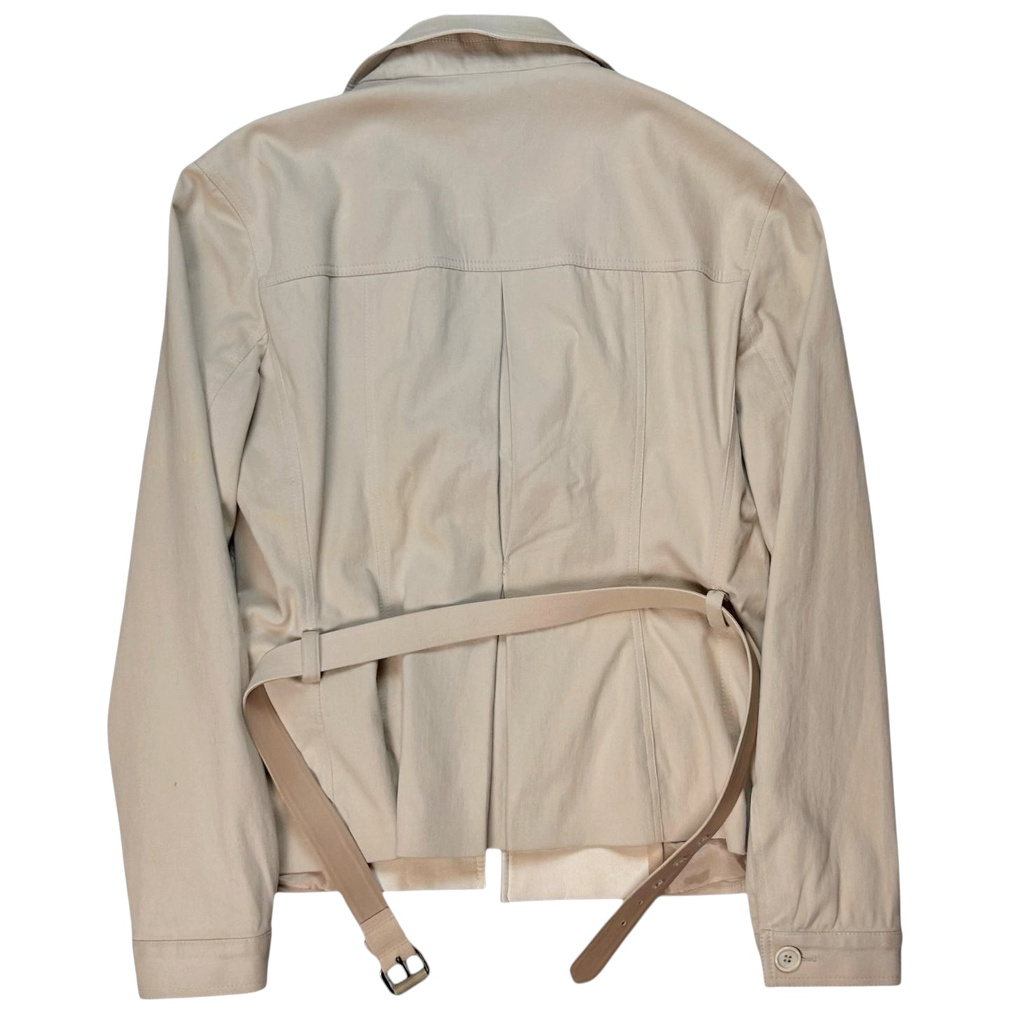 Alexander McQueen Short Belted Moleskin Safari Jacket - SS06