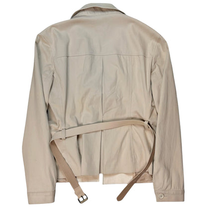 Alexander McQueen Short Belted Moleskin Safari Jacket - SS06