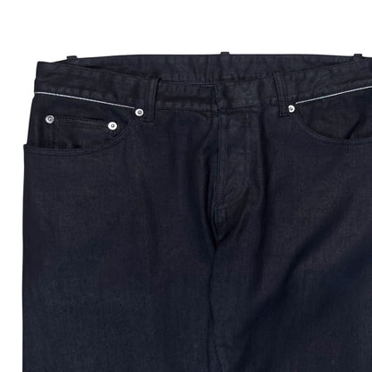 Balenciaga Waist Trimmed Waxed Jeans - SS13