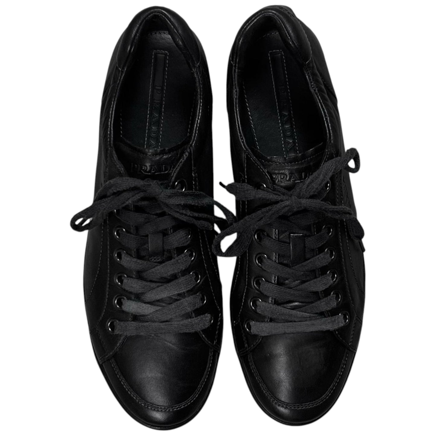 Prada Leather Court Sneakers - 2010s