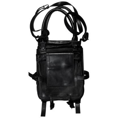 Dirk Bikkembergs Multi Bondage Strap Dual Leather Bag