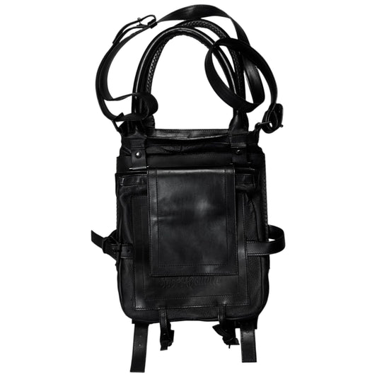 Dirk Bikkembergs Multi Bondage Strap Dual Leather Bag