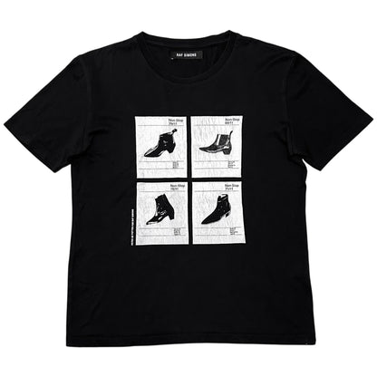 Raf Simons Peter De Potter Non Strop Boot Print T-Shirt - AW09