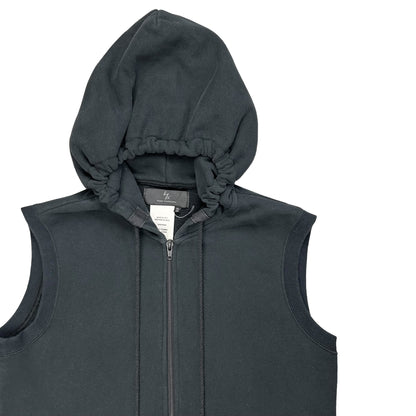 Y’s Yohji Yamamoto Half Zip Hood Vest