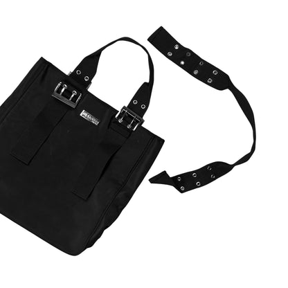 Jil Sander Dual Belted Eyelet Shopper Bag