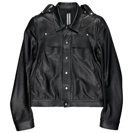 Rick Owens Babel Leather Jacket - SS20