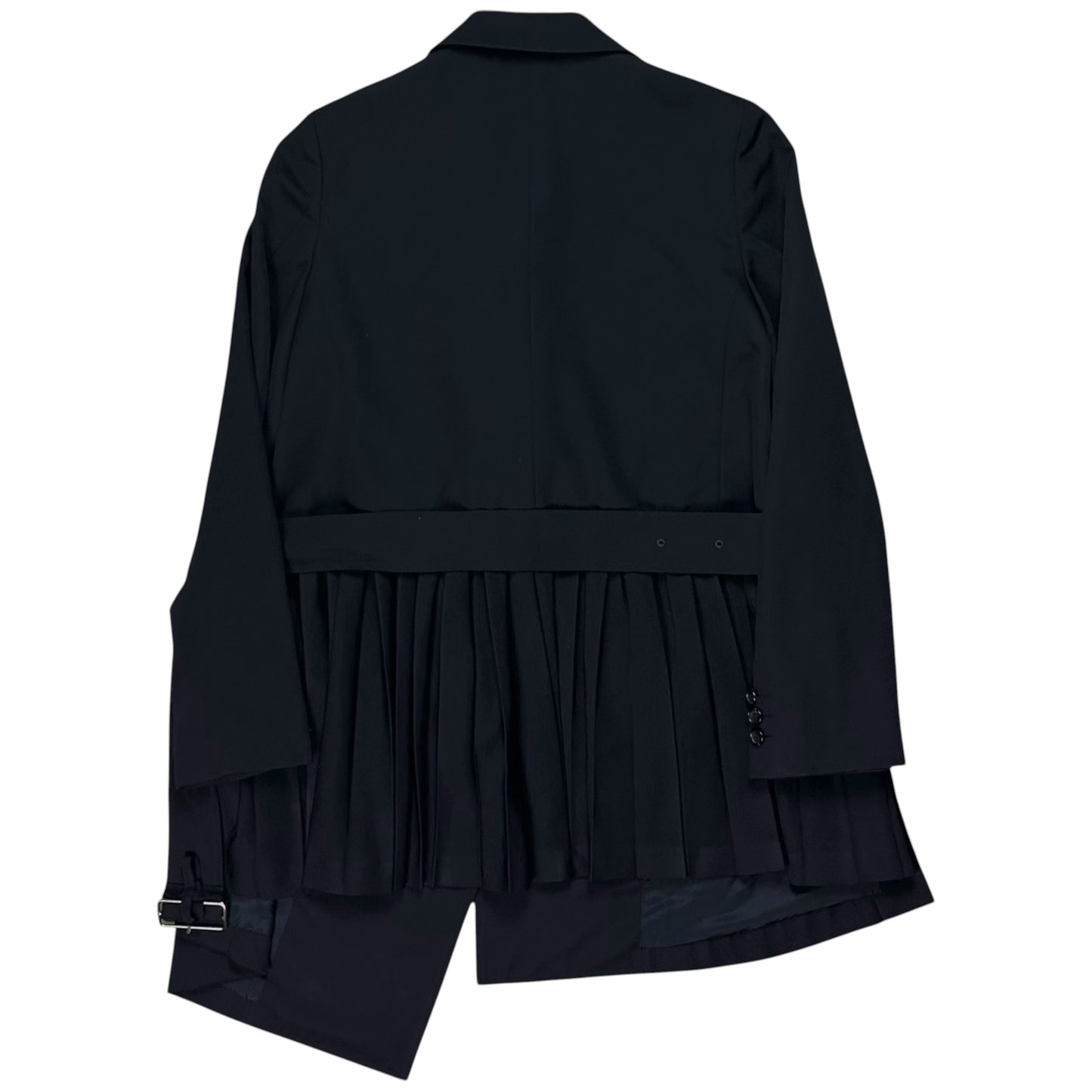 Comme des Garcons Asymmetric Belted Back Pleated Jacket - AW15