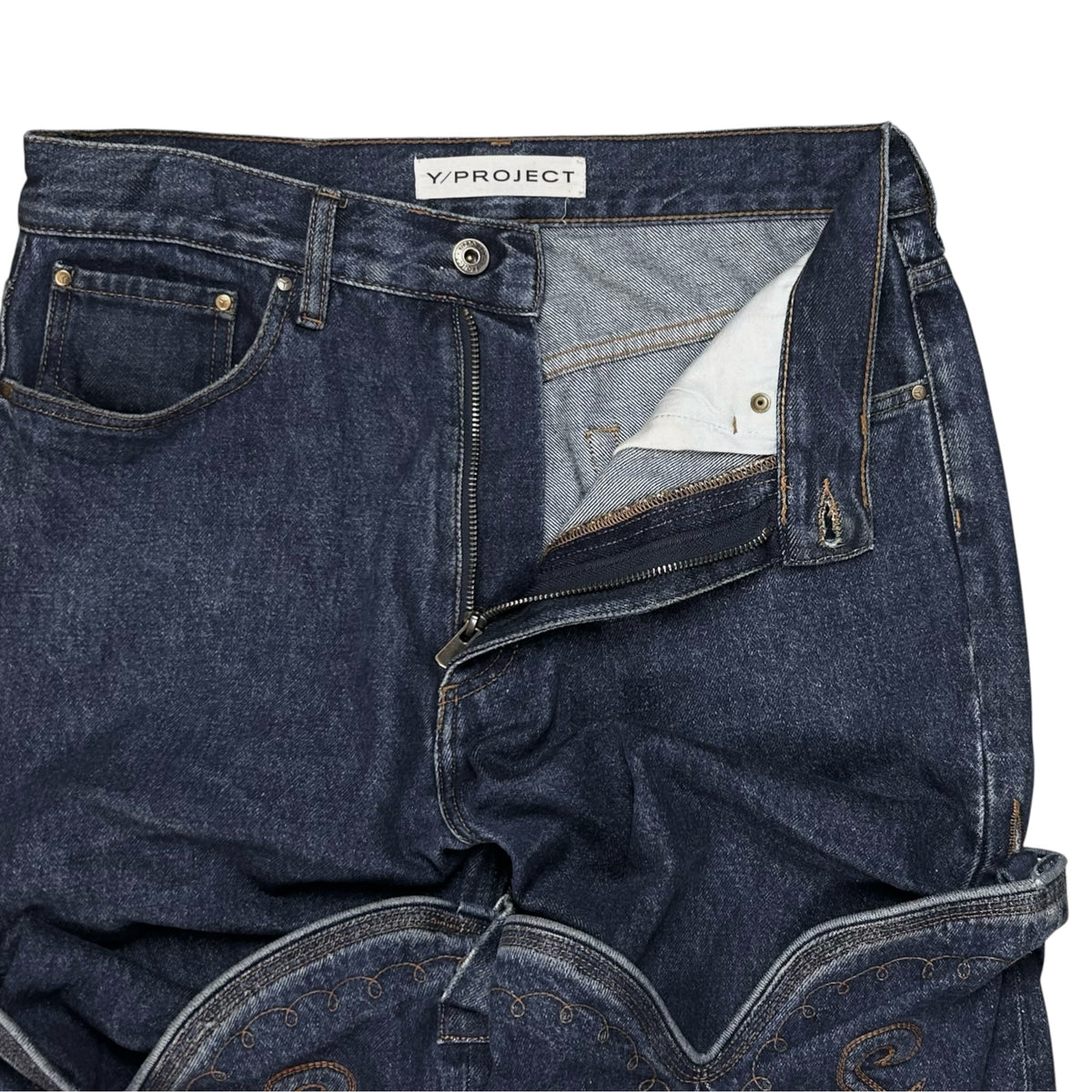Y/Project Maxi Cowboy Cuff Jeans - SS22