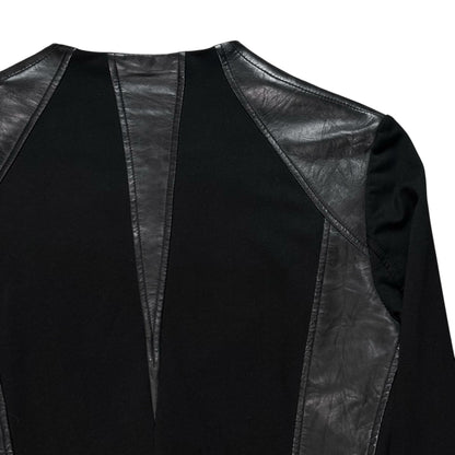 Helmut Lang Asymmetric Panel Leather Jacket - AW11