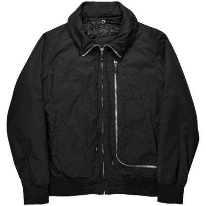 Dirk Bikkembergs L-Zip Layered Flight Jacket