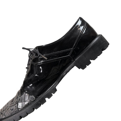 Dior Homme Lumiere Du Nord Shattered Glass Derbies - AW08
