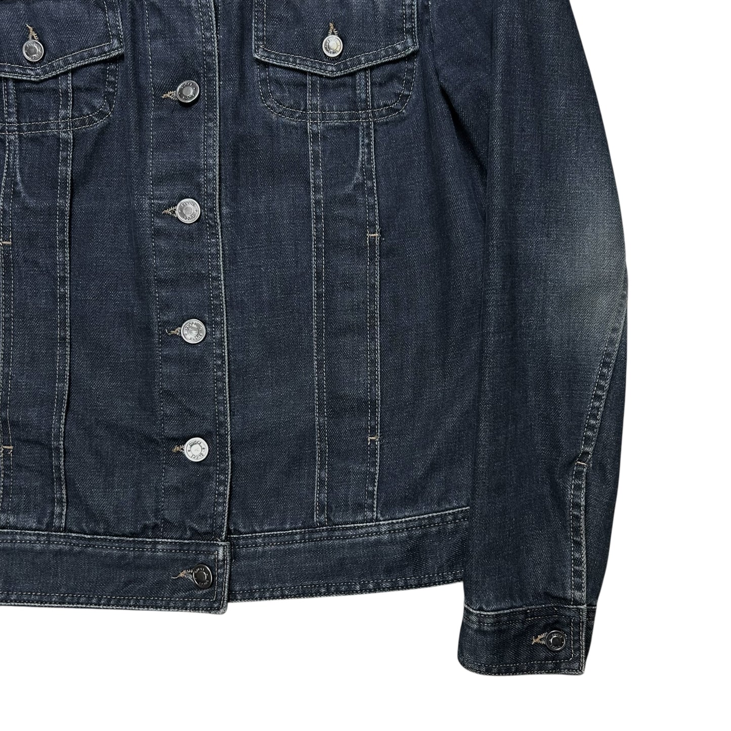 Gucci by Tom Ford Military Trucker Denim Jacket - SS02
