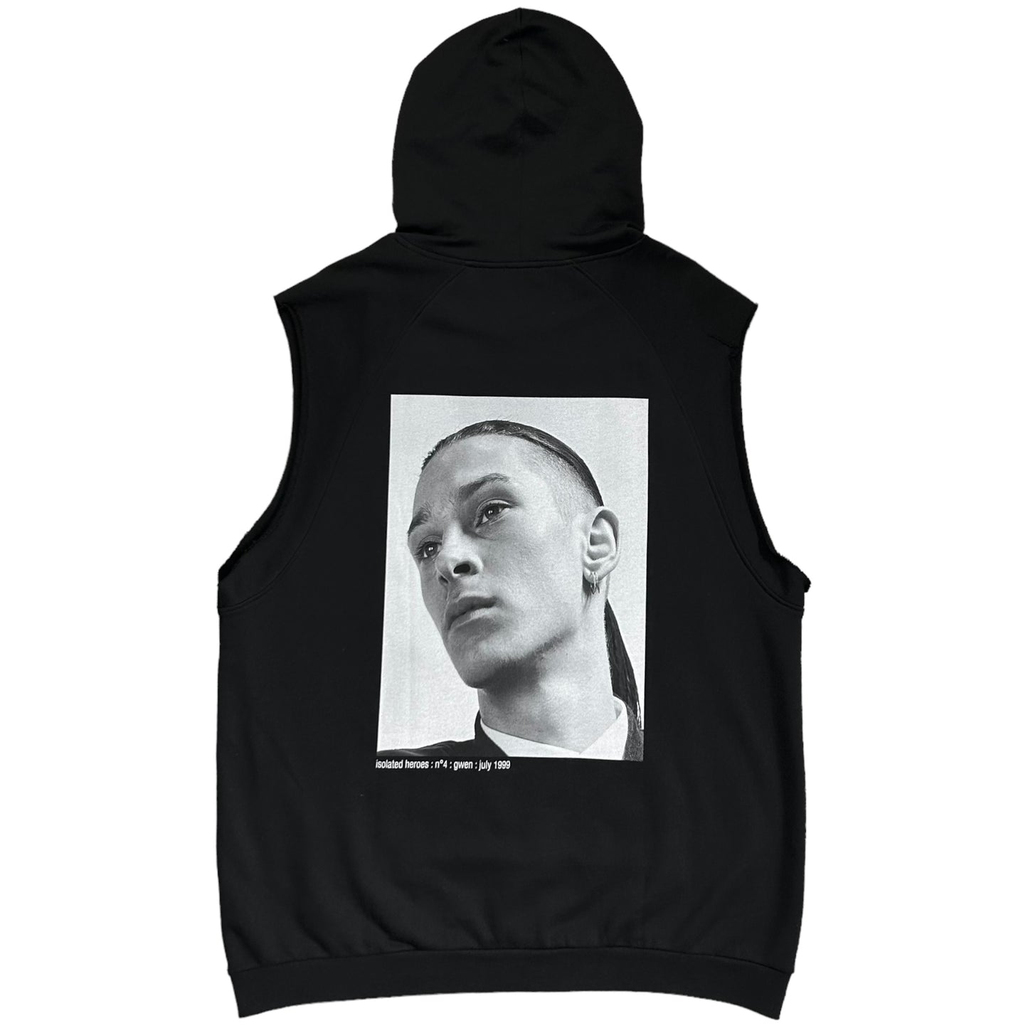 Raf Simons Sleeveless Isolated Heroes Hoodie - SS16