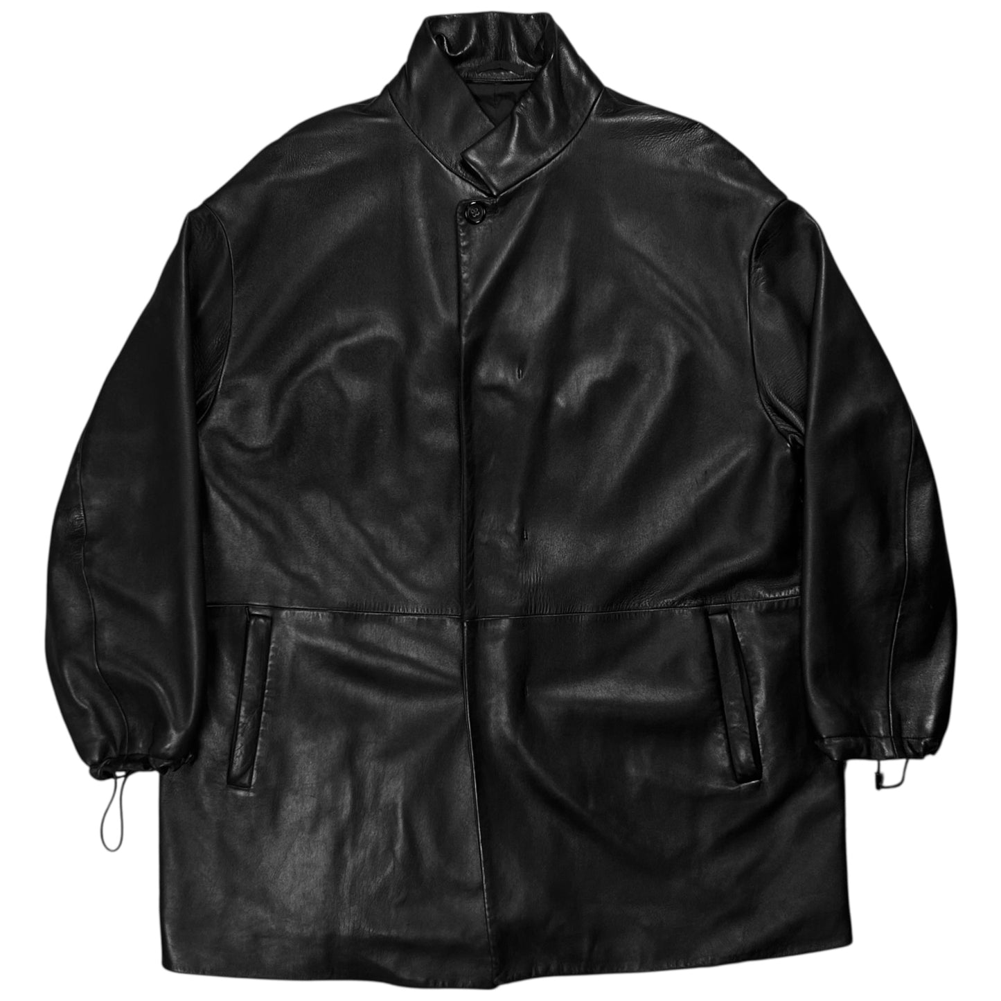 Jil Sander Faux Leather Car Coat - AW12