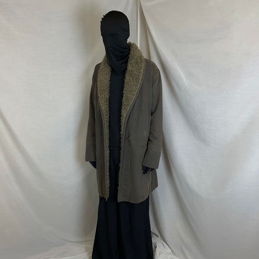 Dries Van Noten Sherpa Collar Coat - AW02