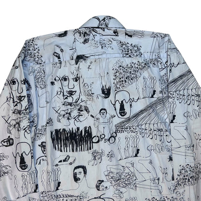 Comme des Garcons Shirt x Masaho Anotani Sketch Shirt - AW16