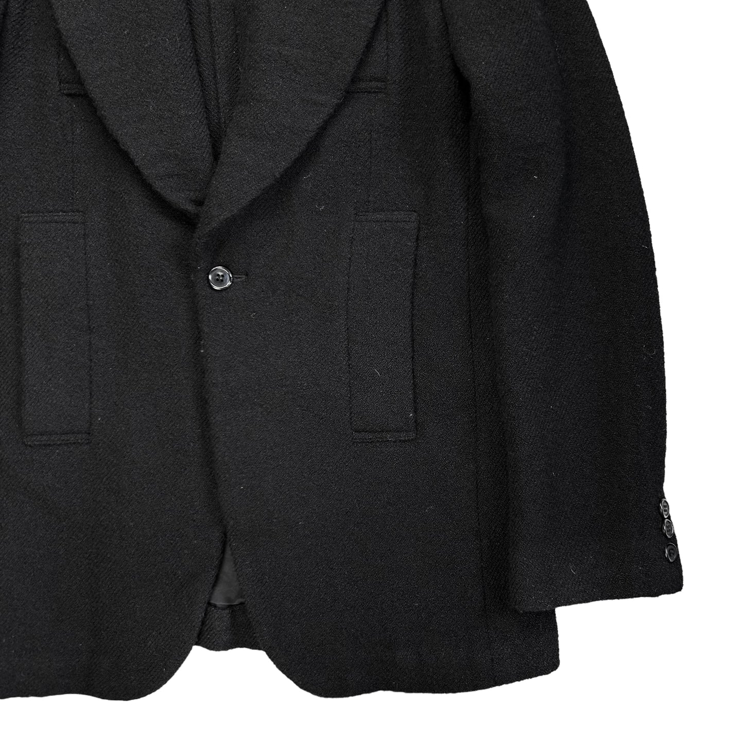 Comme des Garcons Homme Plus Frizzy Peak Lapel Blazer - AW14