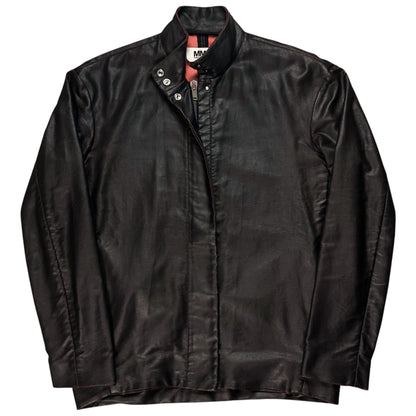 MM6 Maison Martin Margiela Strapped Waxed Cafe Jacket - AW14