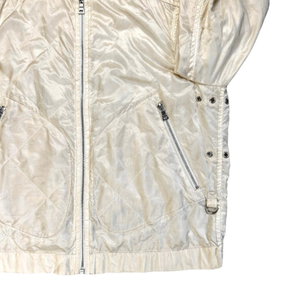 Prada Quilted Eyelet Bomber Jacket