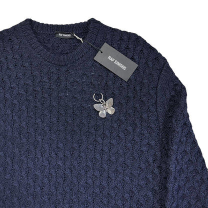 Raf Simons Butterfly Charm Knit Sweater - AW19