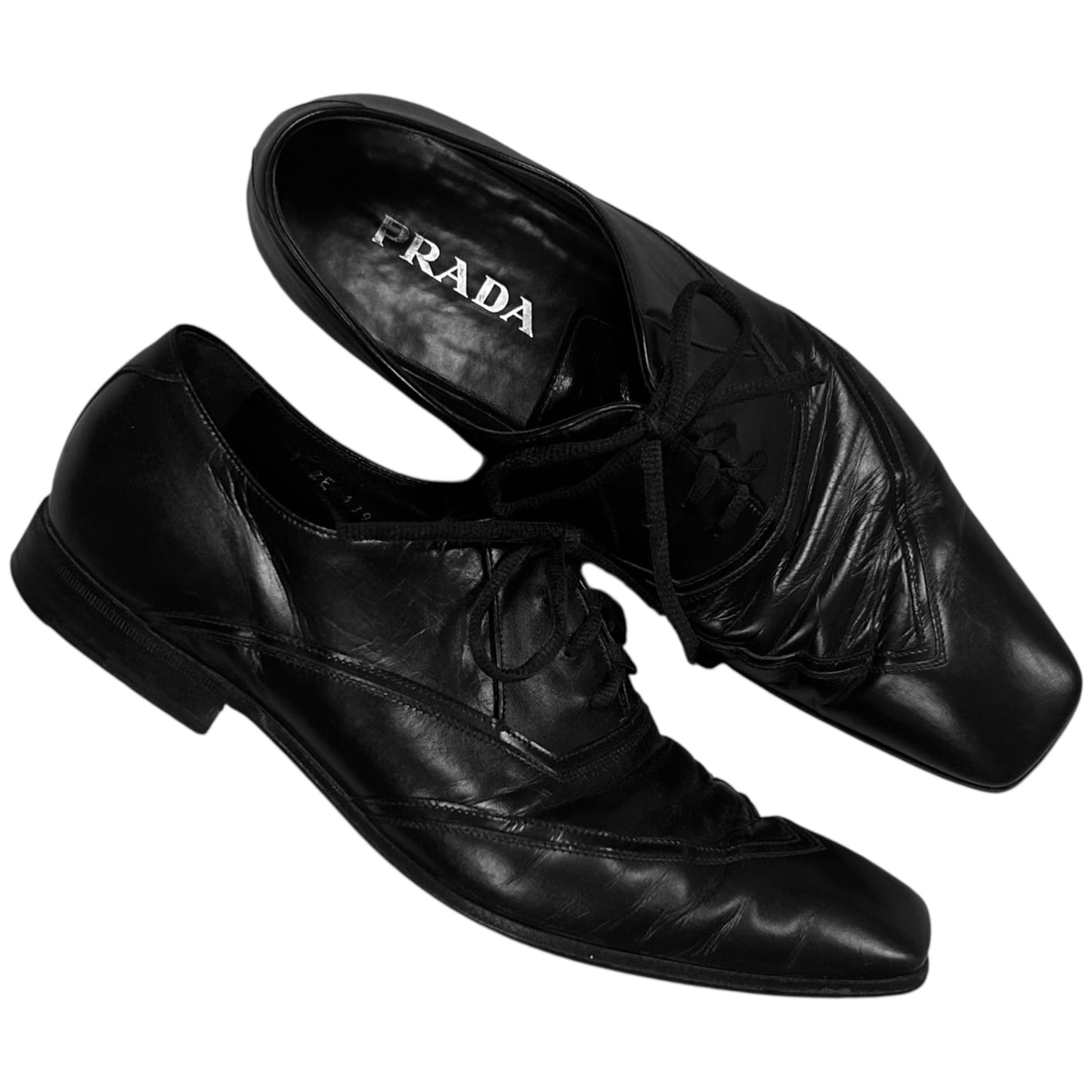 Prada Squared V-Stitch Derbies