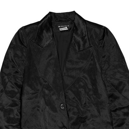 Ann Demeulemeester Glossy Linen Blazer