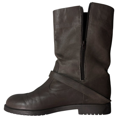 Jil Sander Strap Engineer Boots - AW14