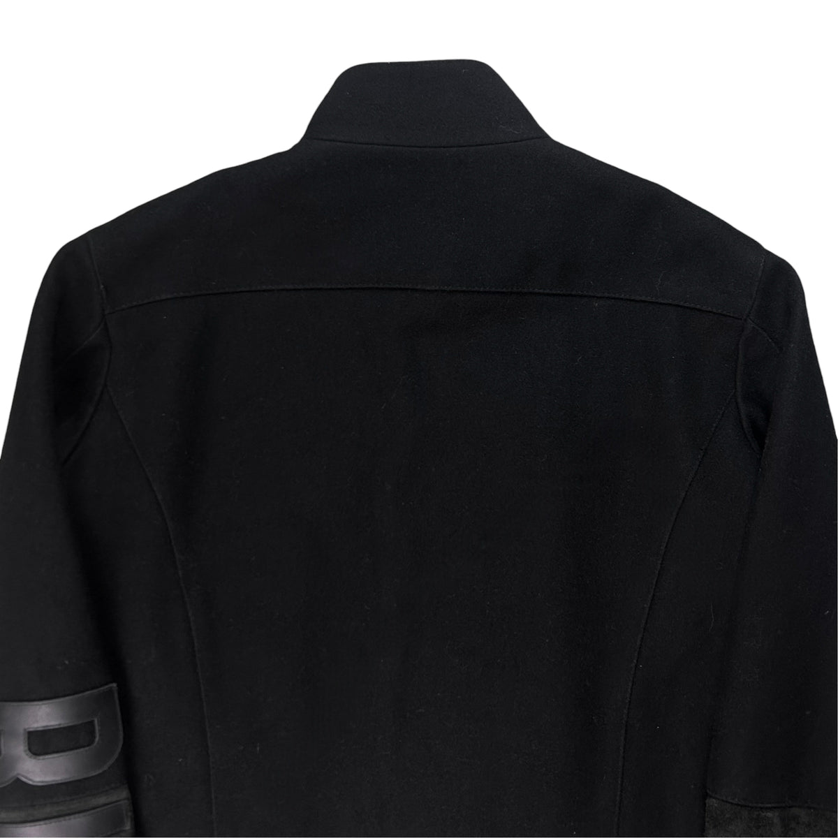 Dirk Bikkembergs Suede Patch Wool Bomber Jacket - AW04