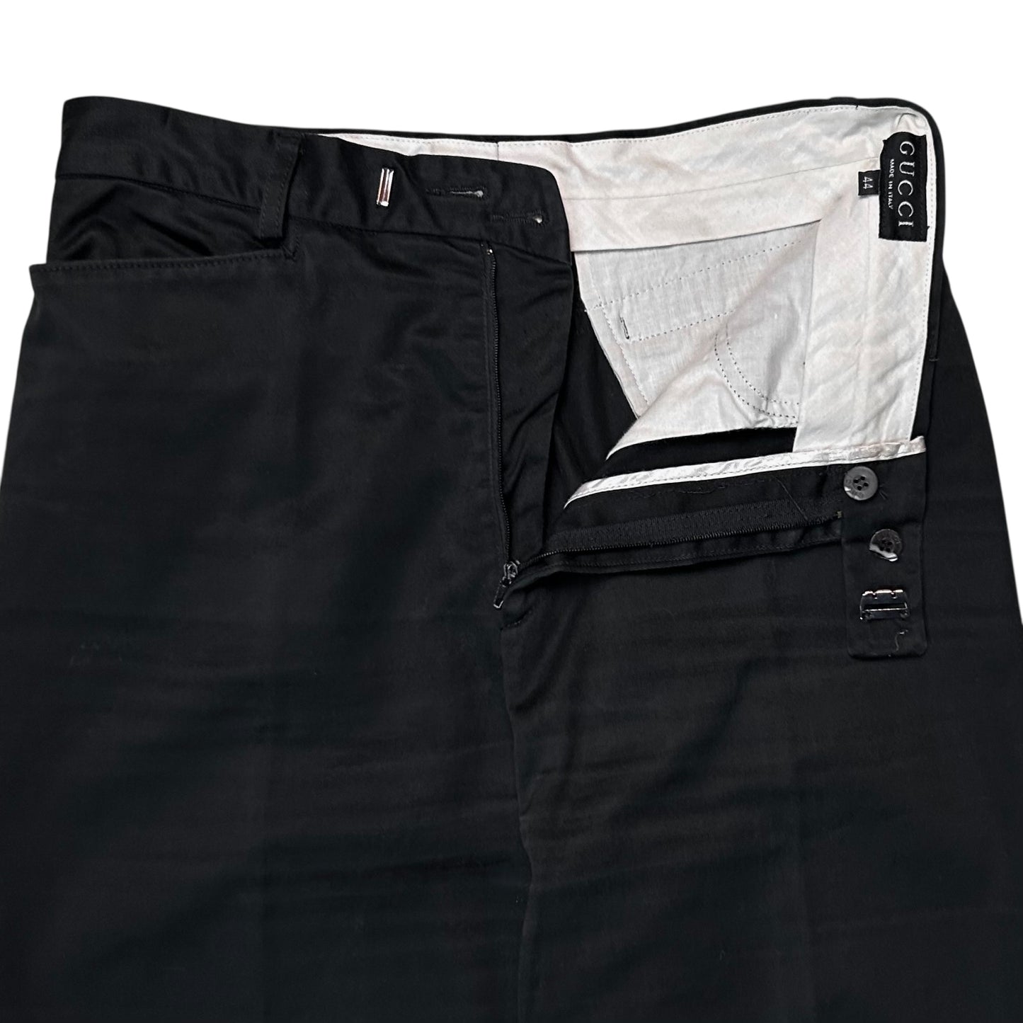Gucci by Tom Ford Flared Waist Pendant Trousers - 90s