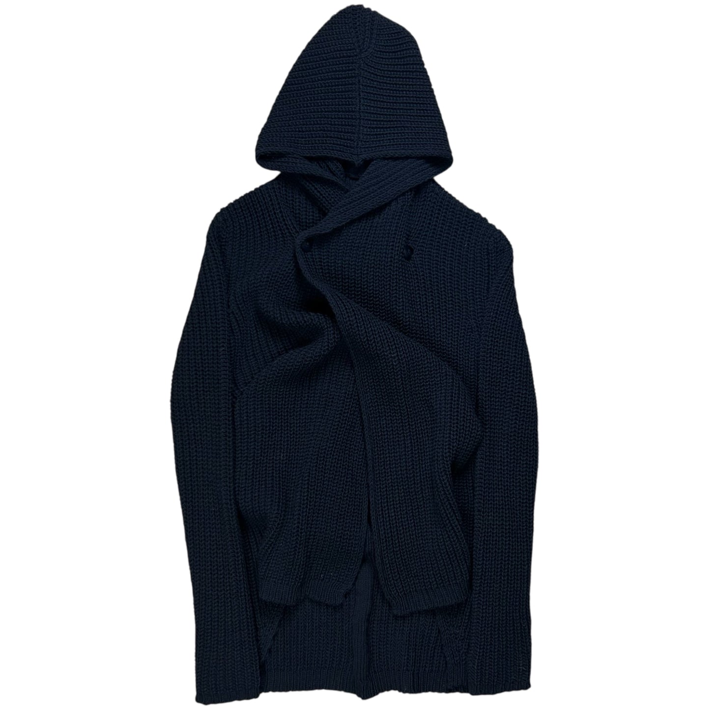 Rick Owens Sphinx Hooded Knit Cardigan - AW15