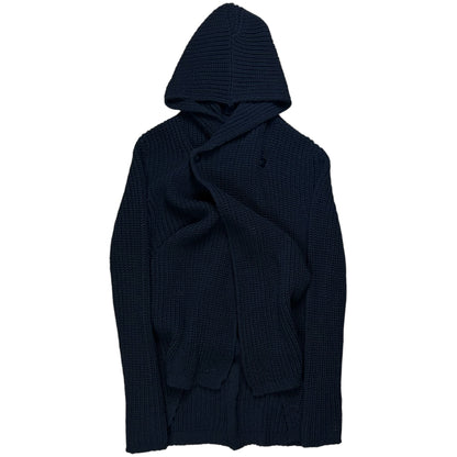 Rick Owens Sphinx Hooded Knit Cardigan - AW15